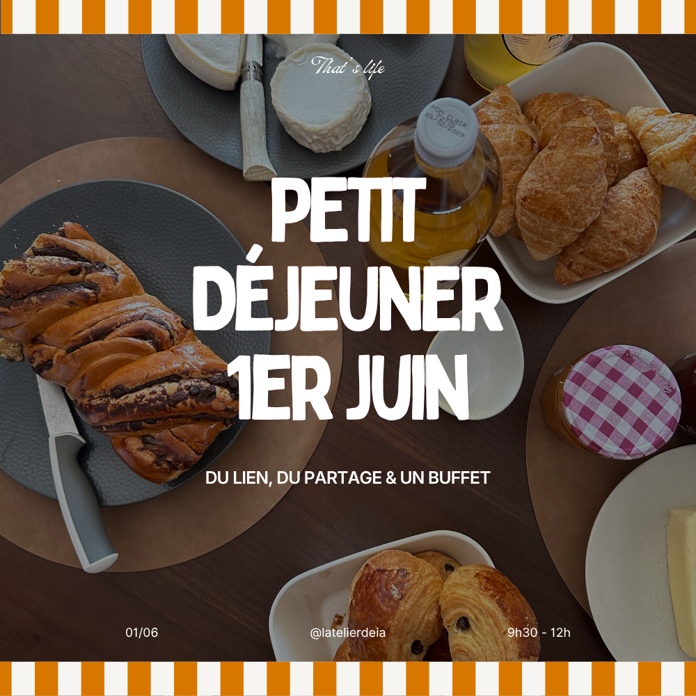 Lundi 1er Juin, Petit-déjeuner,  Les outils de connaissance de soi